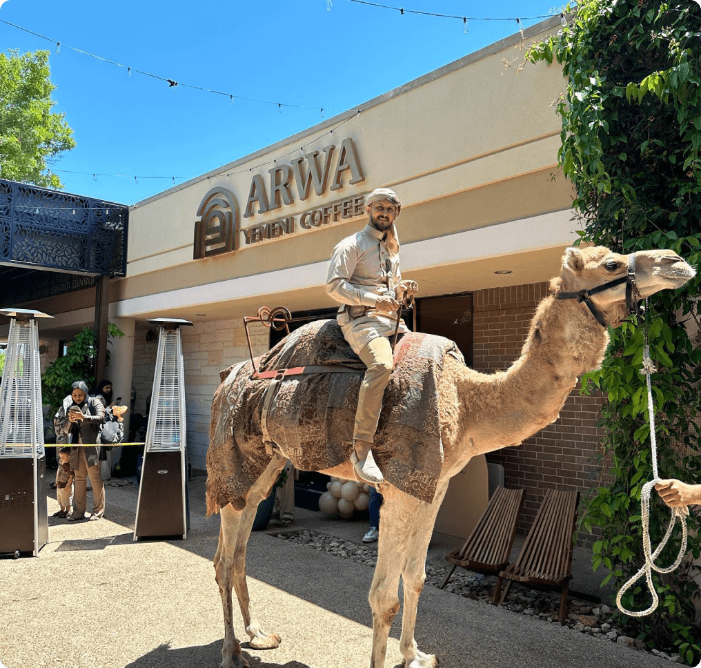 Arwa Coffee Shop Exterior